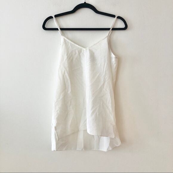 ATM Feather Weight Velvet Cami in Ecru - Picture 2 of 5